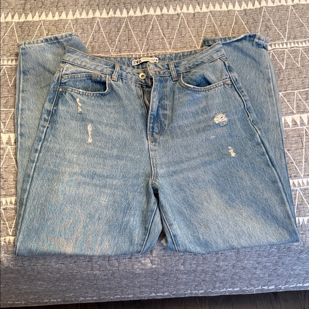 Zara mom jeans